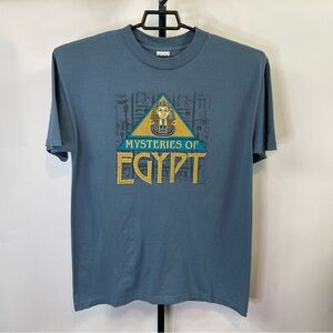 Vintage Mysteries of Egypt Short Sleeve Shirt Size Large Men’s